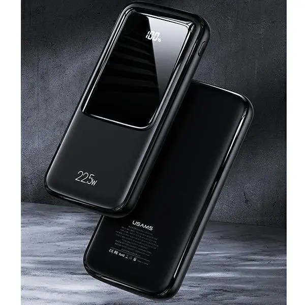 фото Внешний аккумулятор (павербанк) Usams PB58 10000mAh 22.5W Black (10KCD16101)