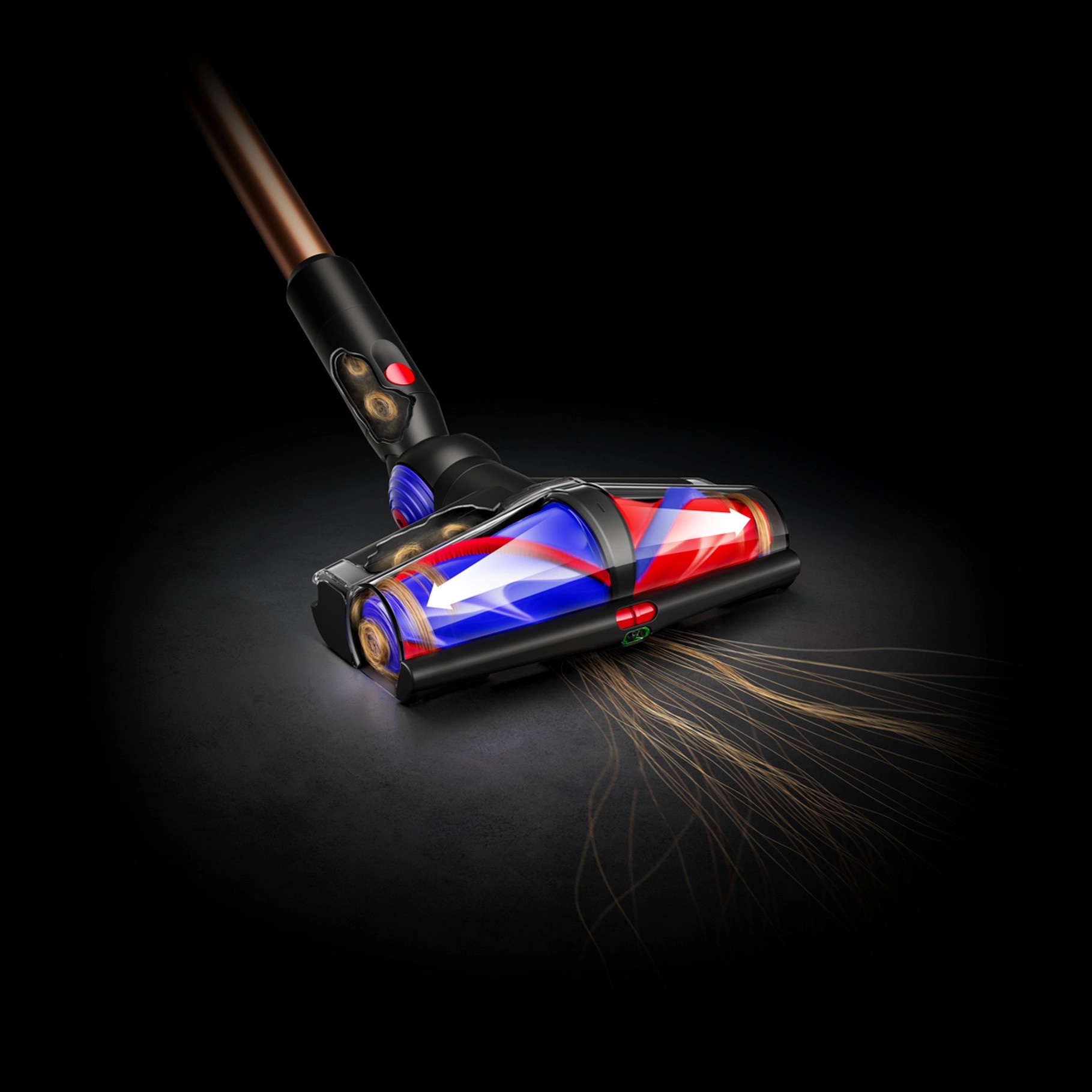 фото Вертикальный + ручной пылесос (2в1) Dyson V16 Piston Animal Submarine Matte Black/Copper (492969-01)