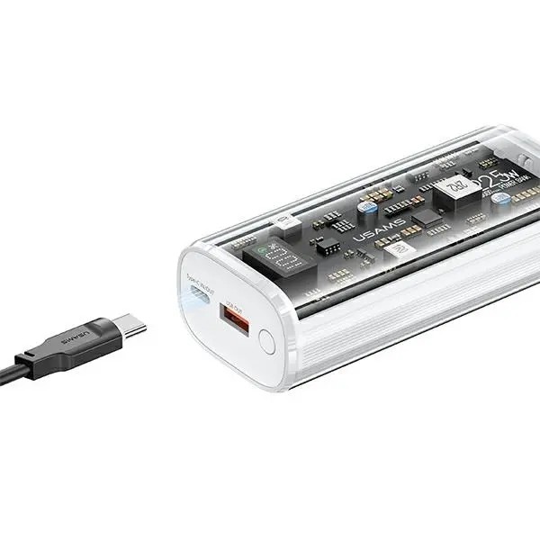 фото Зовнішній акумулятор (павербанк) Usams US-CD189 9000mAh PD 22,5W White