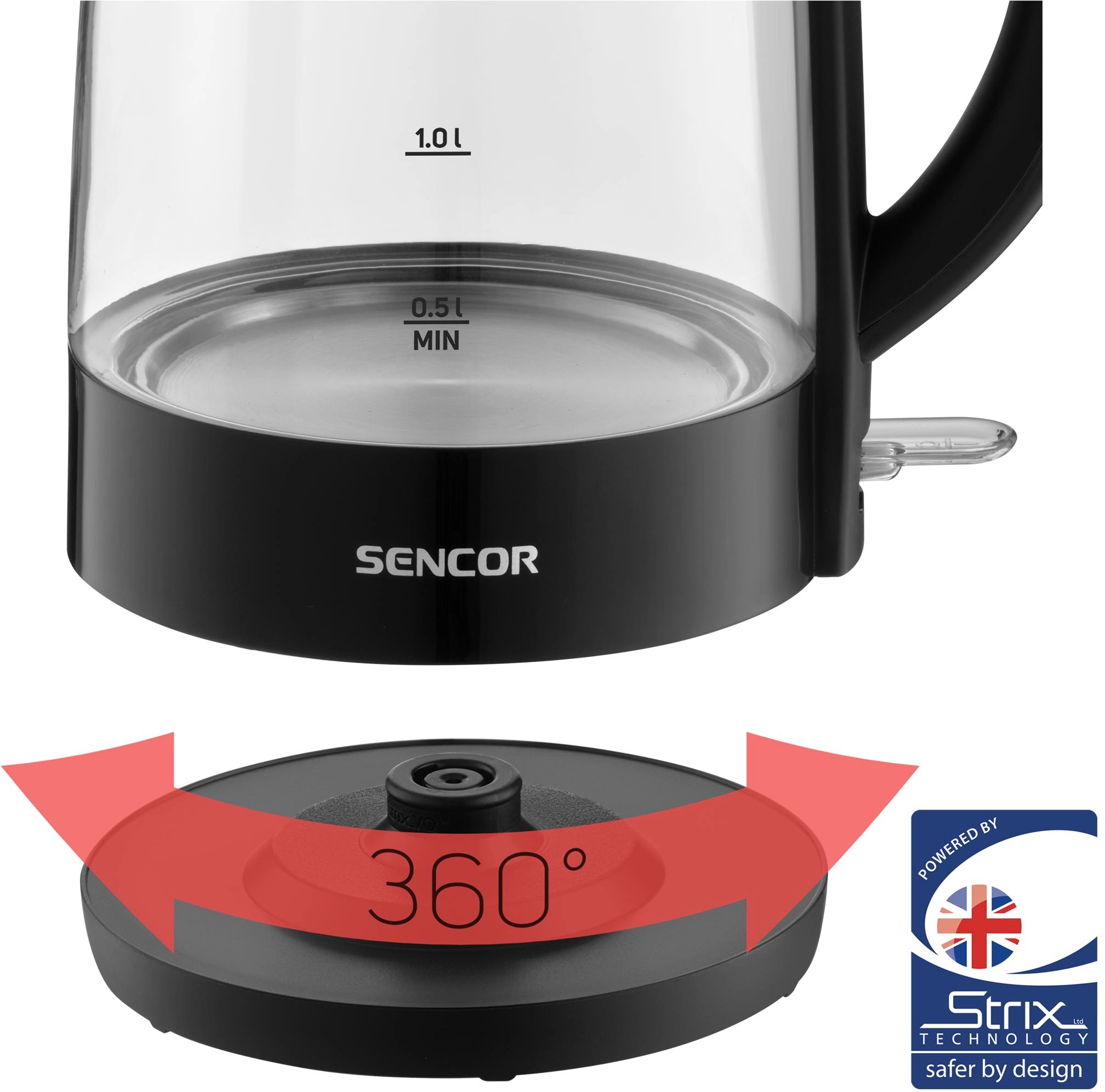 фото Електрочайник Sencor SWK 2711BK 2
