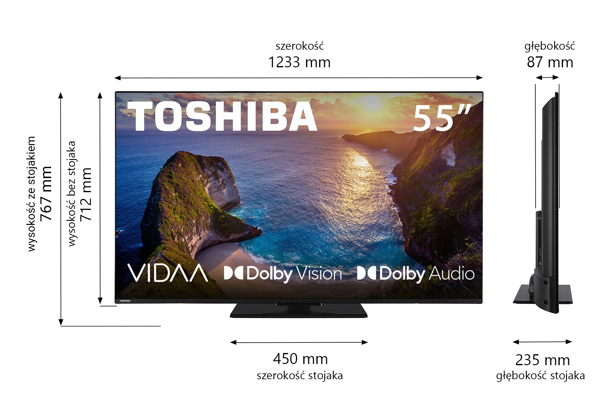 фото Телевізор Toshiba 55UV3463DG