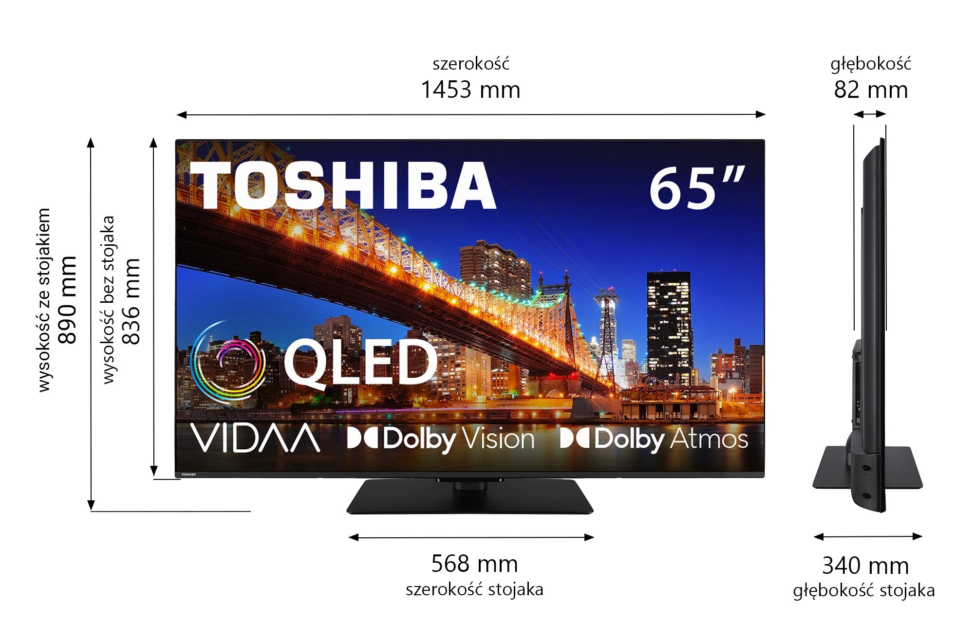 фото Телевізор Toshiba 65QV3F63DG